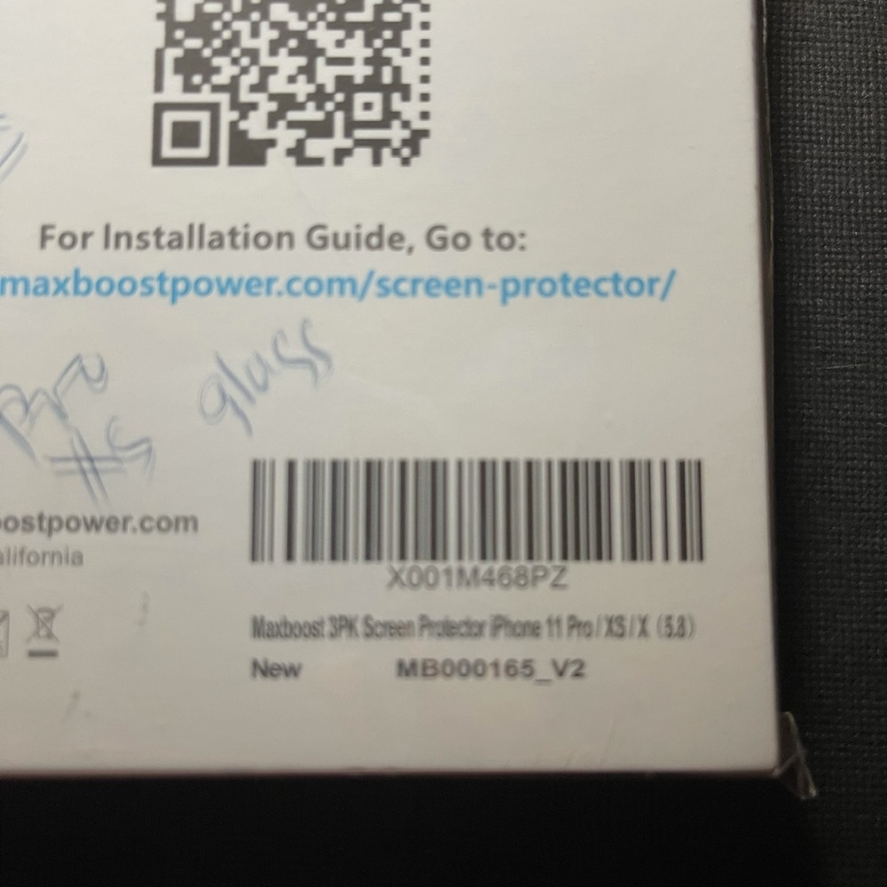 New screen protector for Iphone 11 pro/X/XS